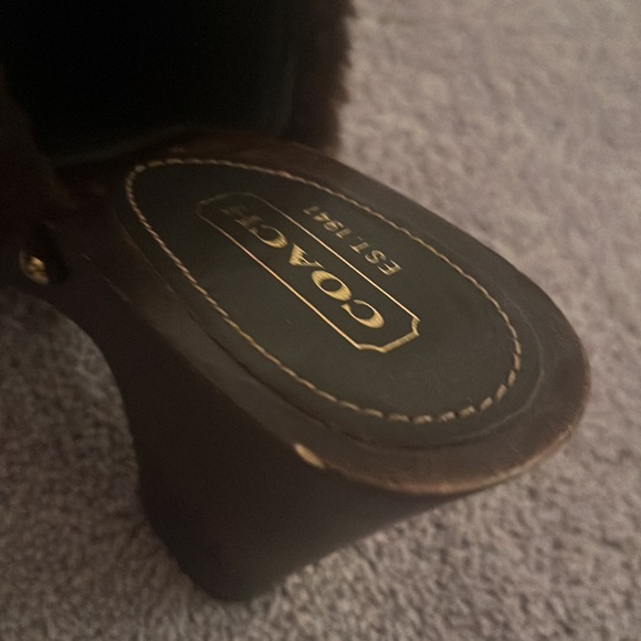 Lightly Worn Coach Clogs Size 8.5 - Picture 4 of 5